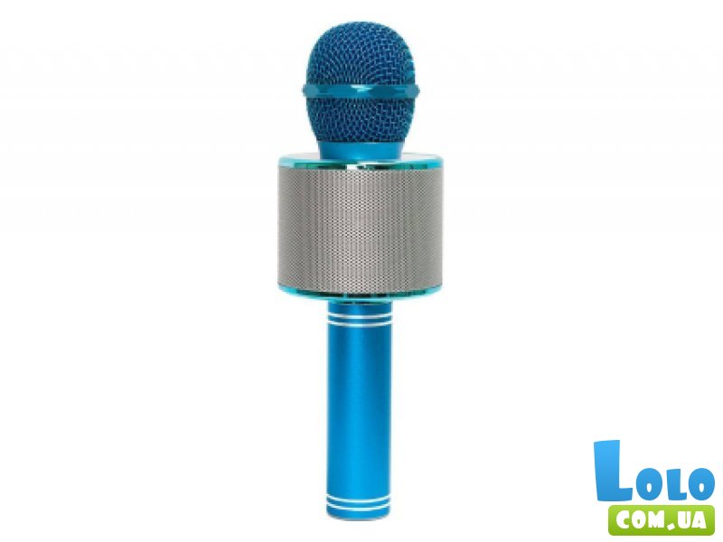 Беспроводной микрофон караоке Wster (синий)